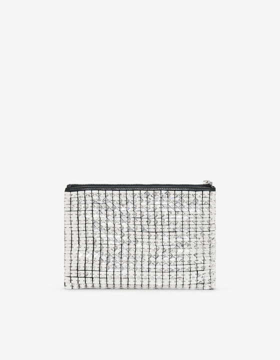 SQUARE STRASS POUCH
