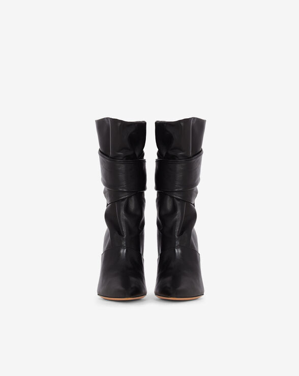 NORI LEATHER ANKLE BOOTS