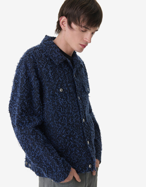VESTE TEXTUR&Eacute;E EFFET EFFILOCH&Eacute;