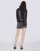 JUSTE LEATHER TRUCKER JACKET image number null