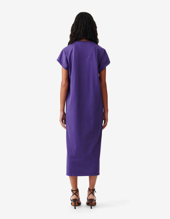 SLIT T-SHIRT DRESS