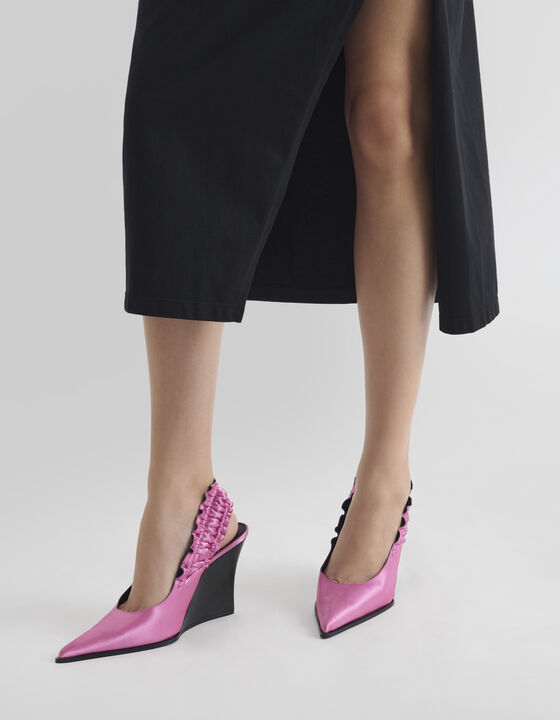 SMOCK SLINGBACKS