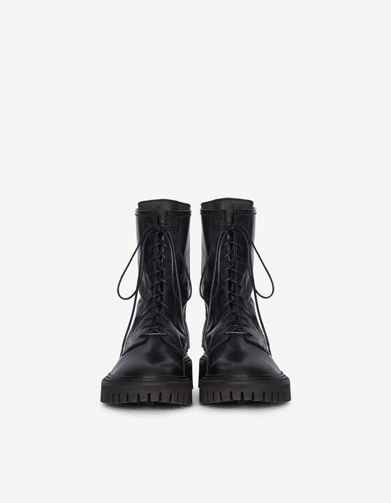 KOSMIC LACE-UP LEATHER BOOTS