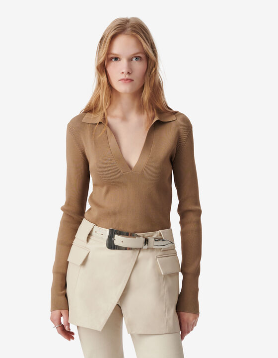 POLO NECK PULLOVER