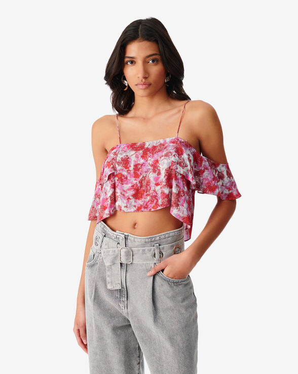 MINAK PRINTED CROP TOP