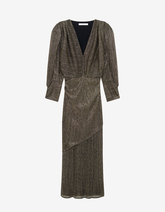 ASSANA LUREX MIDI DRESS