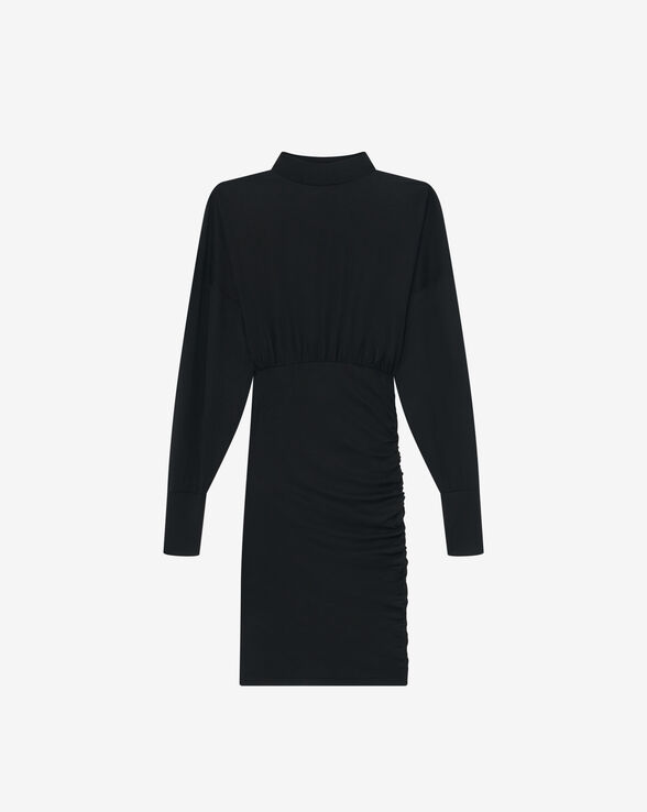 VIGGO HIGH-NECK JERSEY DRESS
