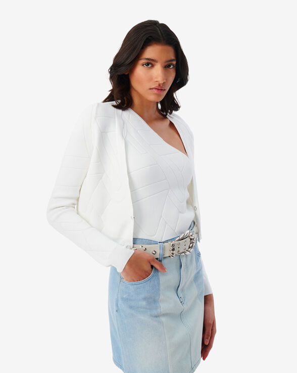 FEQUA JACQUARD CARDIGAN