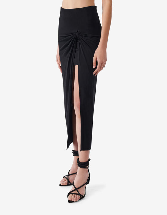 LONG ASYMMETRICAL SKIRT