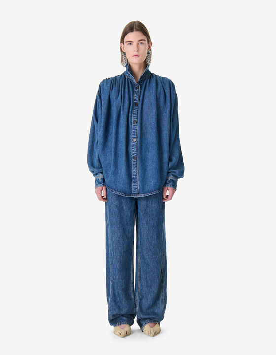 FLUID DENIM SHIRT