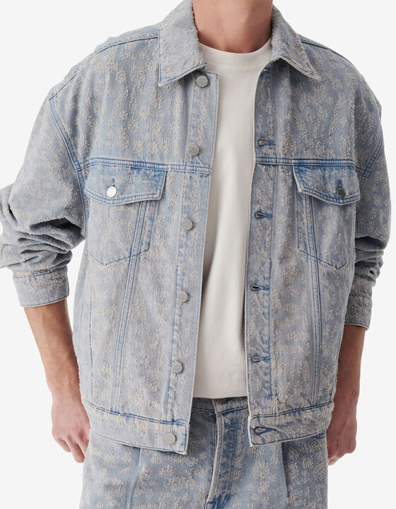 PRINTED DENIM JACKET