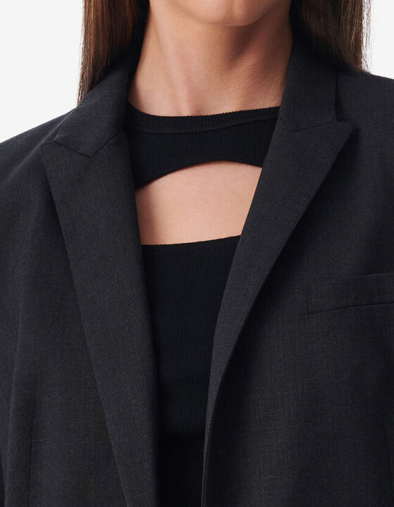 WOOL SUIT JACKET