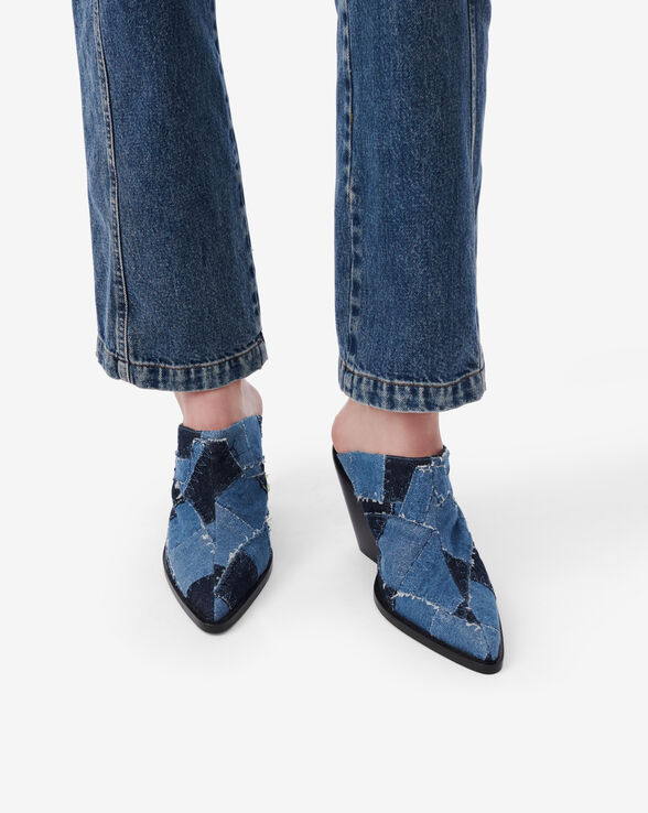ZOLA PATCHWORK MULES