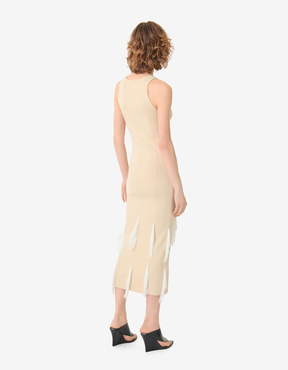ROBE MIDI &Agrave; FRANGES
