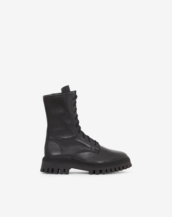 KOSMIC LACE-UP LEATHER COMBAT BOOTS