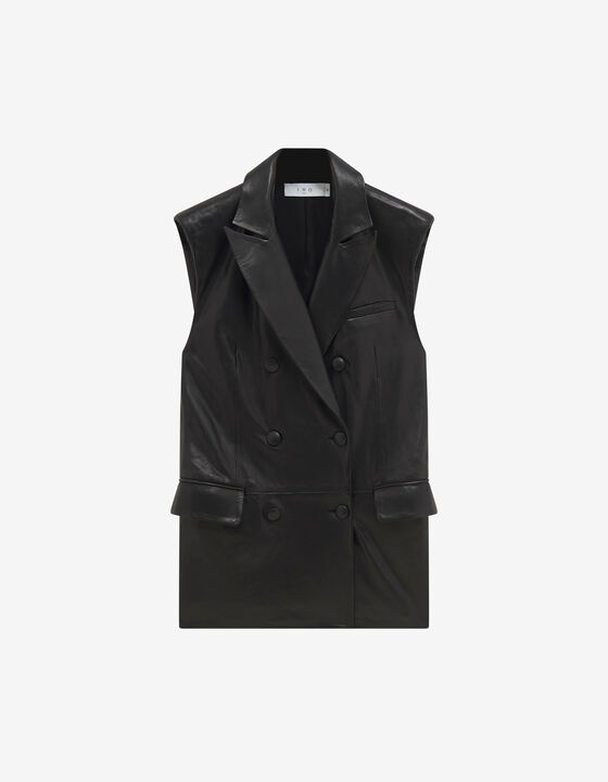 LEATHER VEST