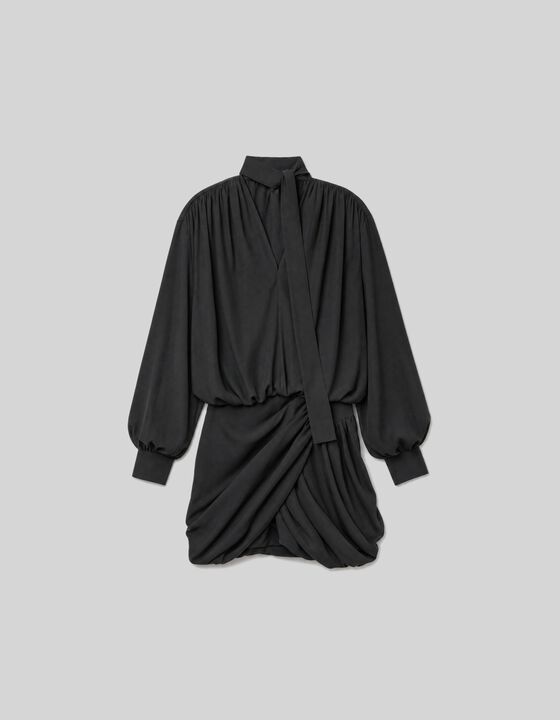 DRAPED MINI DRESS