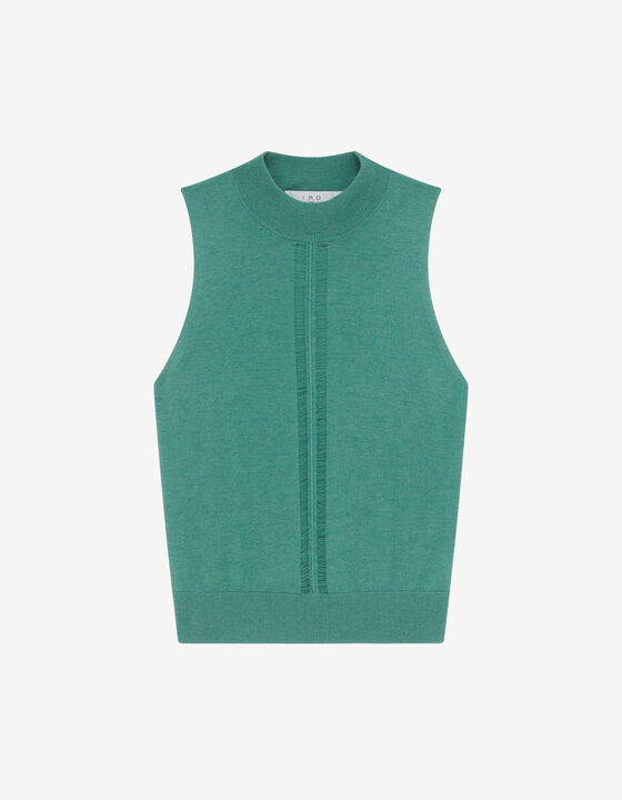 SLEEVELESS SWEATER