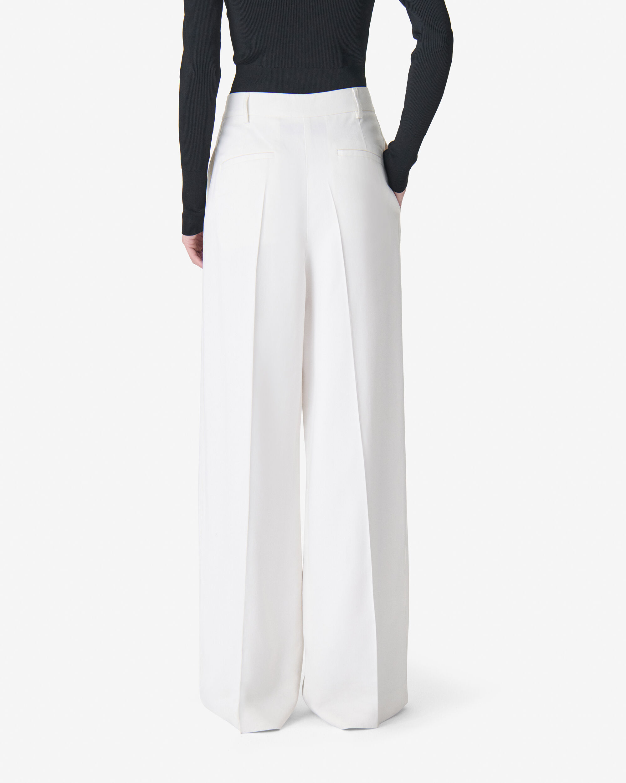 HELIS women white high-waisted pants | IRO