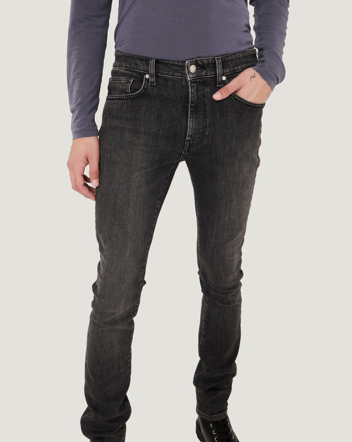 MEILLER SKINNY STRAIGHT LEG JEANS image number null