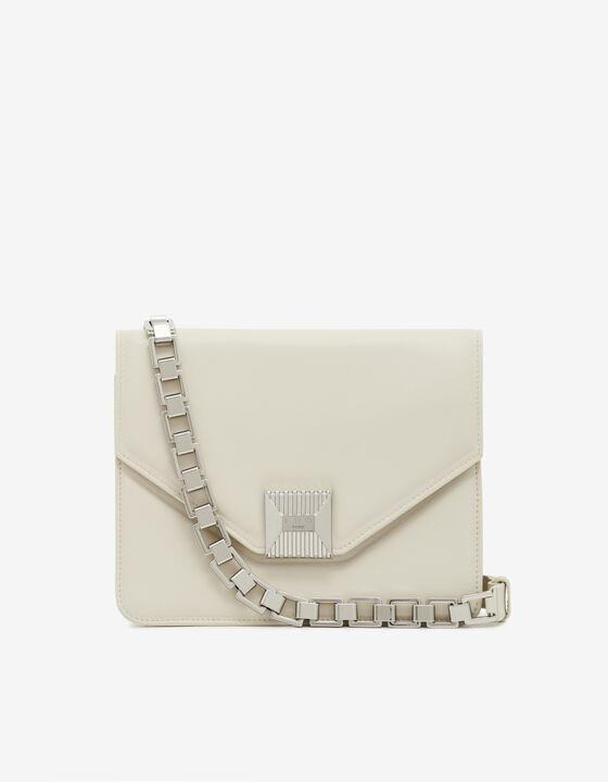 IRIS LEATHER BAG WITH CHAIN