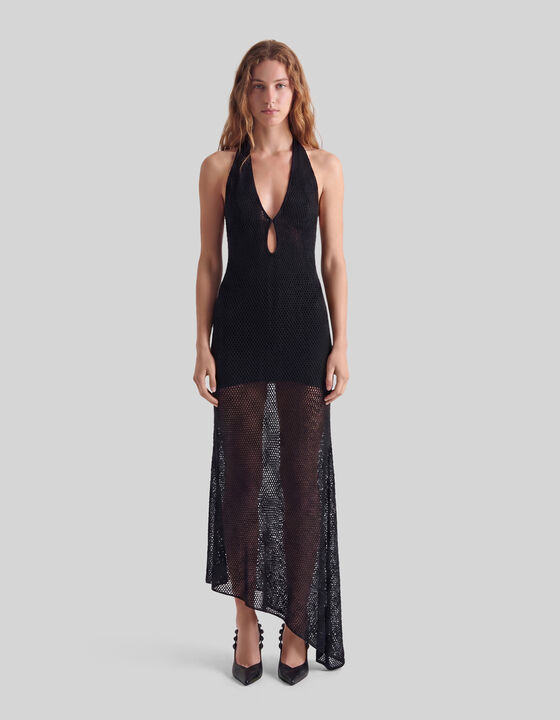 LONG CROCHET DRESS
