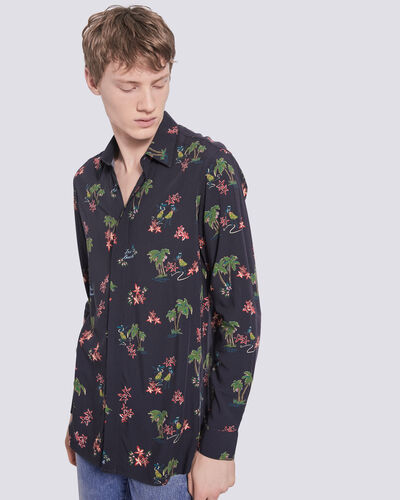 IRO WAILERS LONG SLEEVE HAWAIIAN BUTTON UP SHIRT