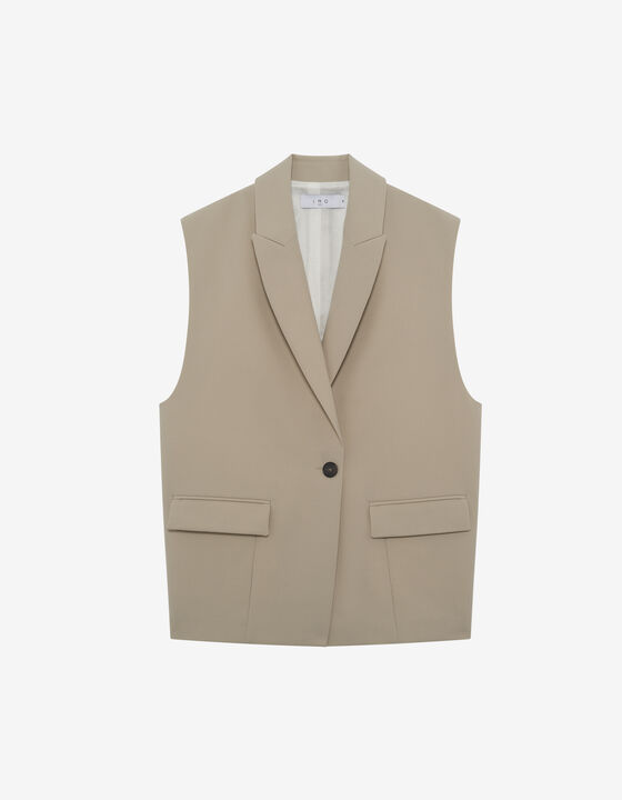 SLEEVELESS BLAZER