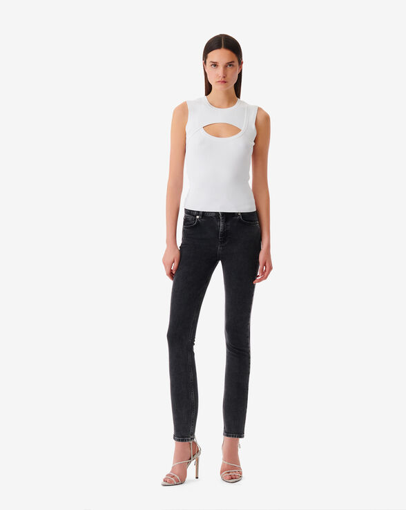 GALLOWAY DISTRESSED SLIM-FIT JEANS
