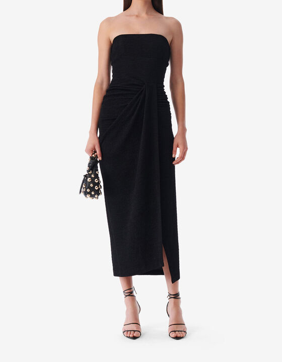 LONG FITTED BACKLESS DRESS