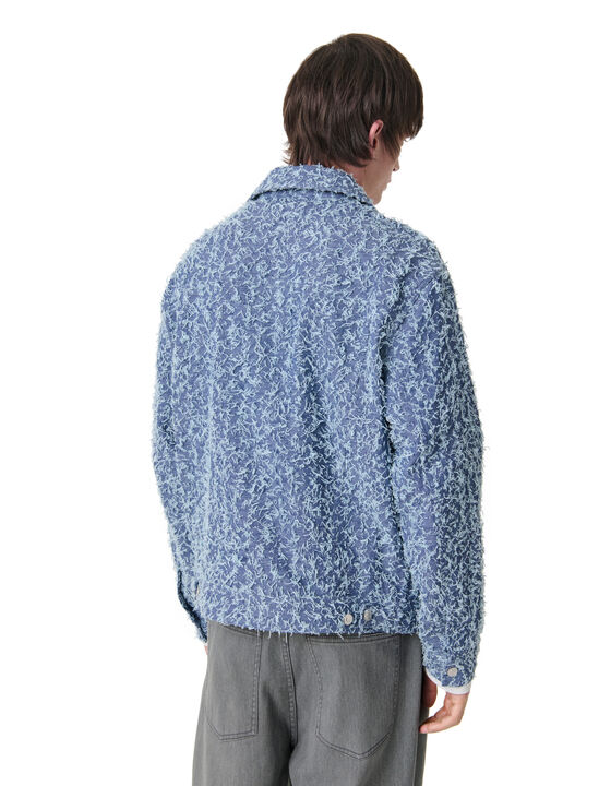 VESTE TEXTUR&Eacute;E EFFET EFFILOCH&Eacute;
