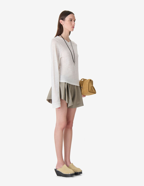 SHORT PLEATED SHORTS