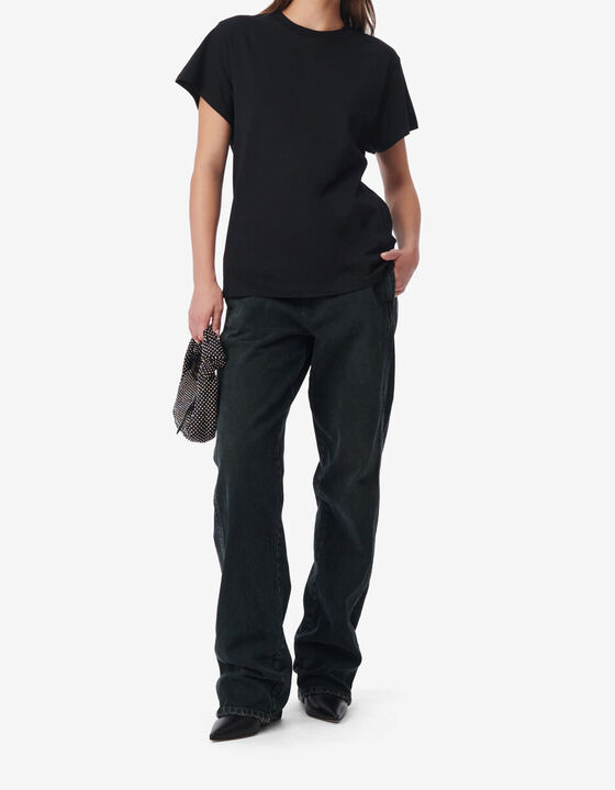 T-SHIRT IMPRIM&Eacute; COL ROND