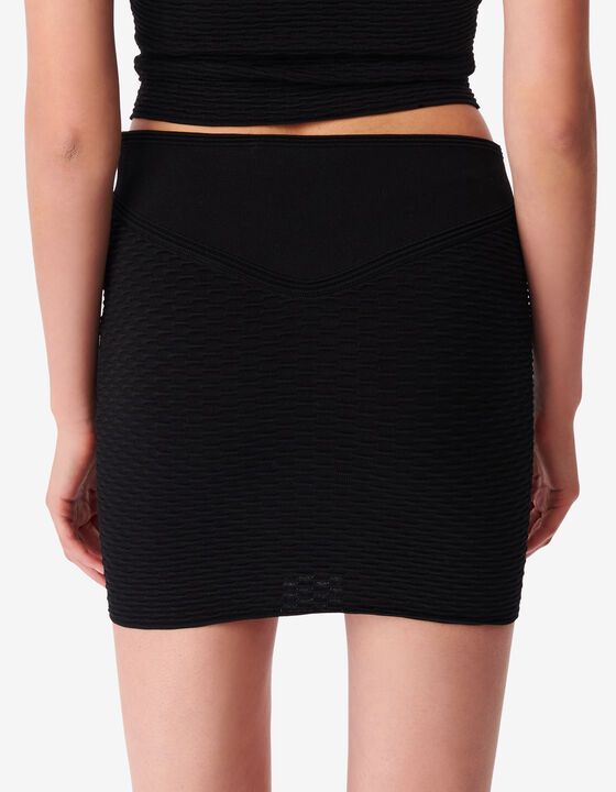 PATTERNED MINI SKIRT