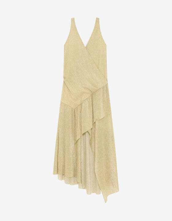 ROBE LONGUE ASYM&Eacute;TRIQUE