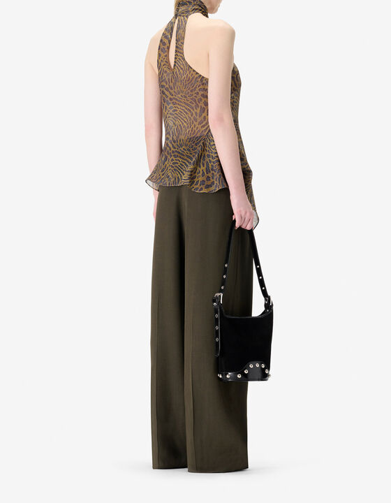 HIGH-WAISTED TROUSERS