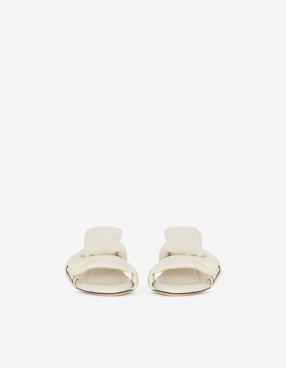 MULES &Agrave; TALONS EN CUIR