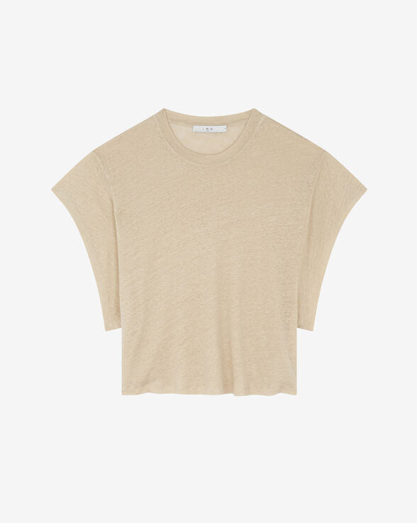 T-SHIRT EN LIN COL ROND OSTER