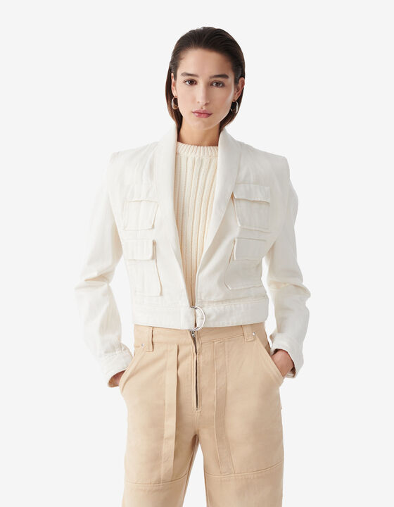 BELTED JACKET
