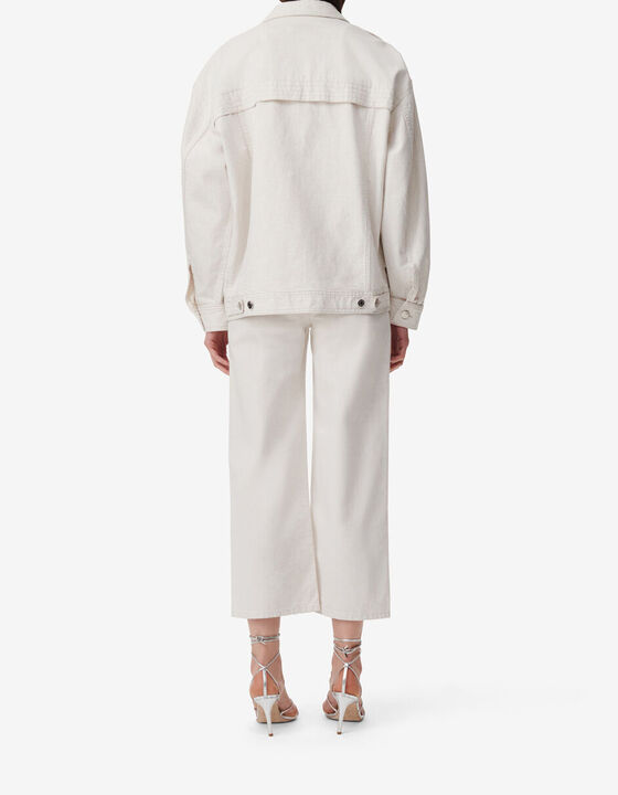 OVERSIZED WASHED DENIM JACKET