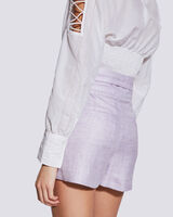 LAFA PAPERBAG HIGH WAIST SHORTS image number null