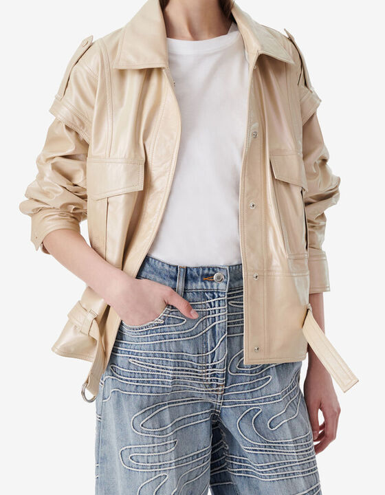 OVERSIZED LEATHER JACKET