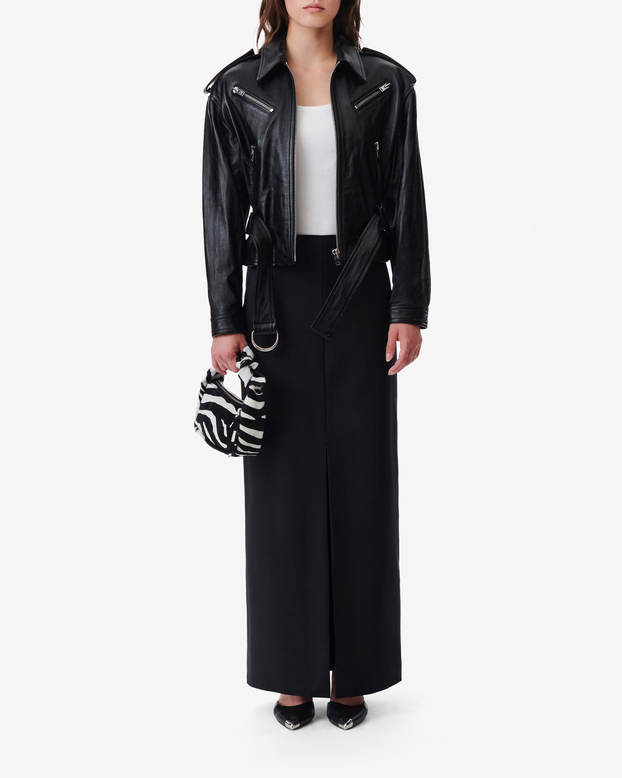 Iro hotsell leather vest