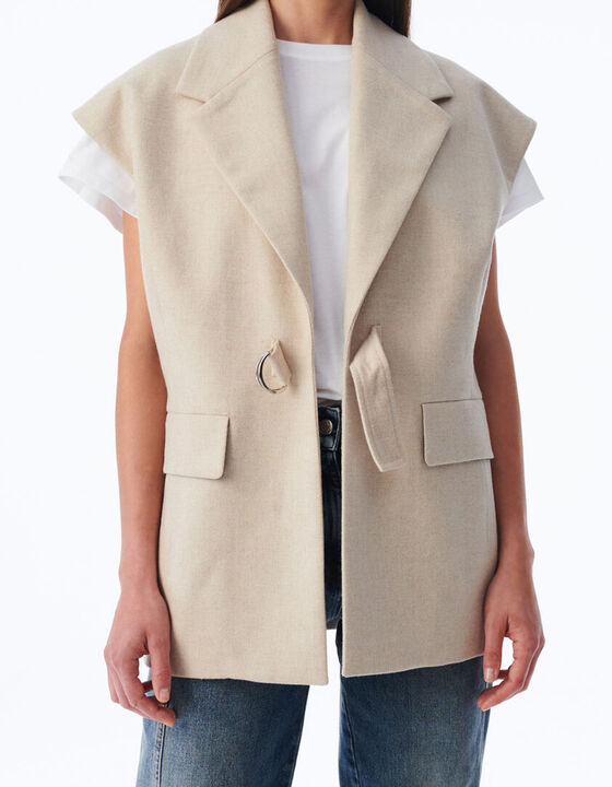 ANNELIE SLEEVELESS JACKET