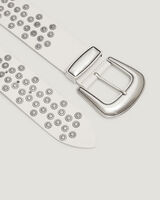 REOL ROUND STUDDED LEATHER BELT image number null