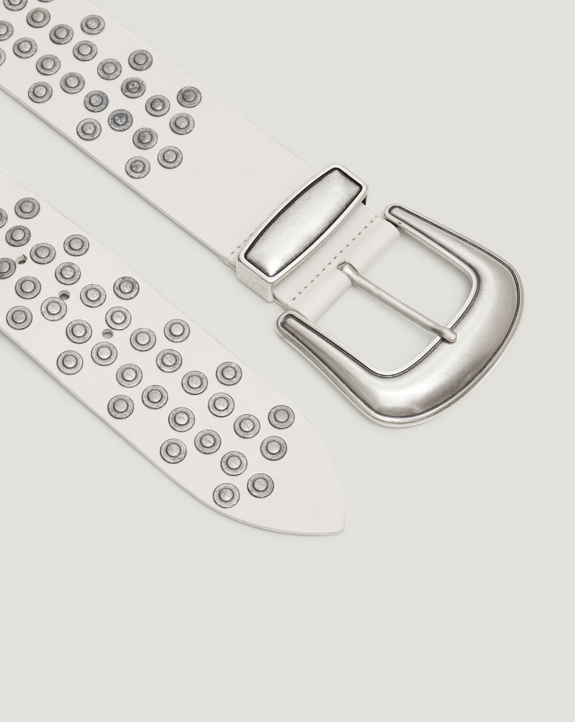 REOL ROUND STUDDED LEATHER BELT image number null
