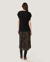 POLY PLUNGING V NECK TANK TOP  image number null