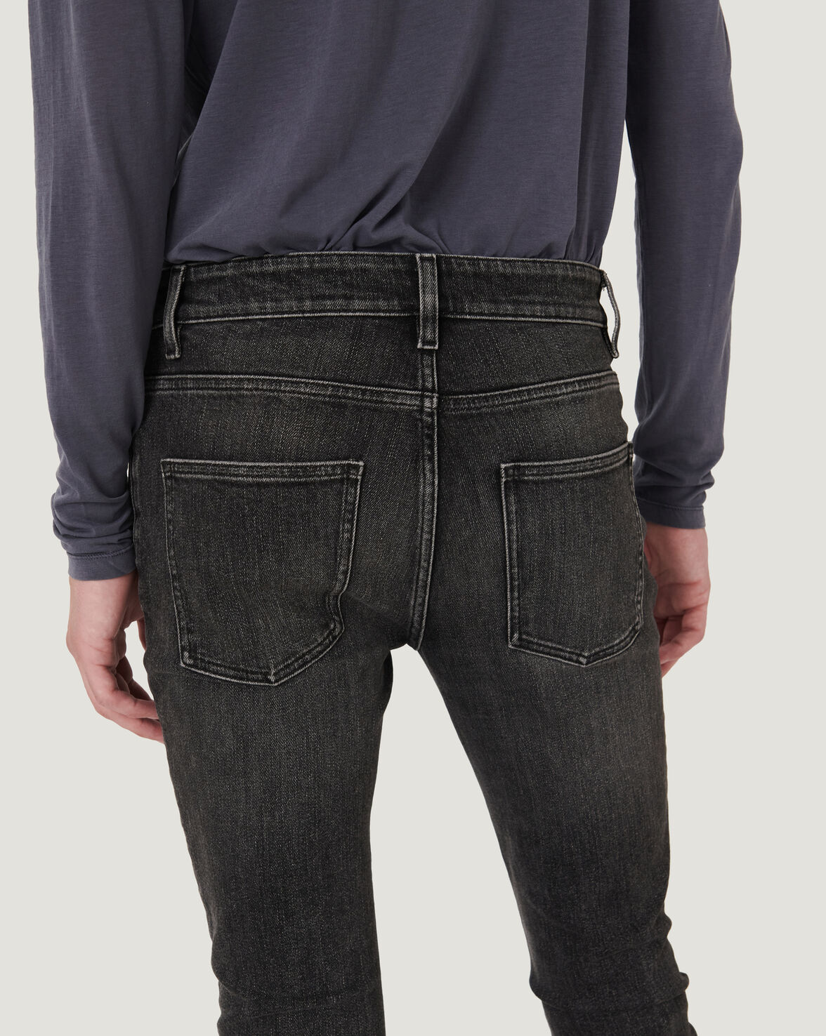 MEILLER SKINNY STRAIGHT LEG JEANS image number null
