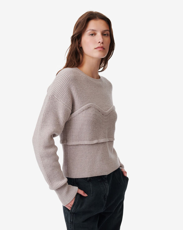 PULL OVERSIZE COL ROND GEDEON