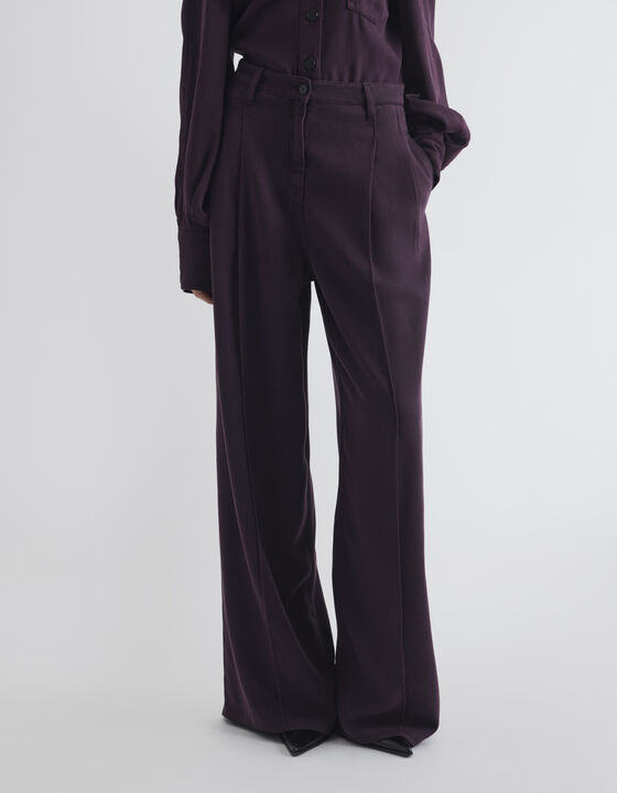 FLOWY PLEATED PANTS